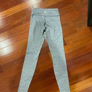 Lululemon grey leggings size 2